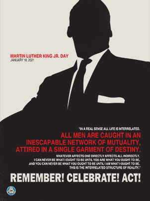 Image of 2021 Martin Luther King Jr Poster